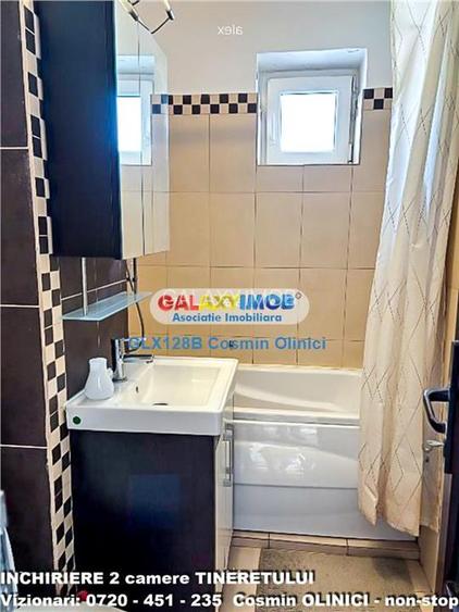 Inchiriere apartament 2 camere Tineretului vedere parc mobilat - 6