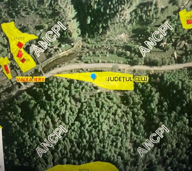 Teren pentru constructie in Valea Ierii cu front la dum asfaltat si utilitati - 3