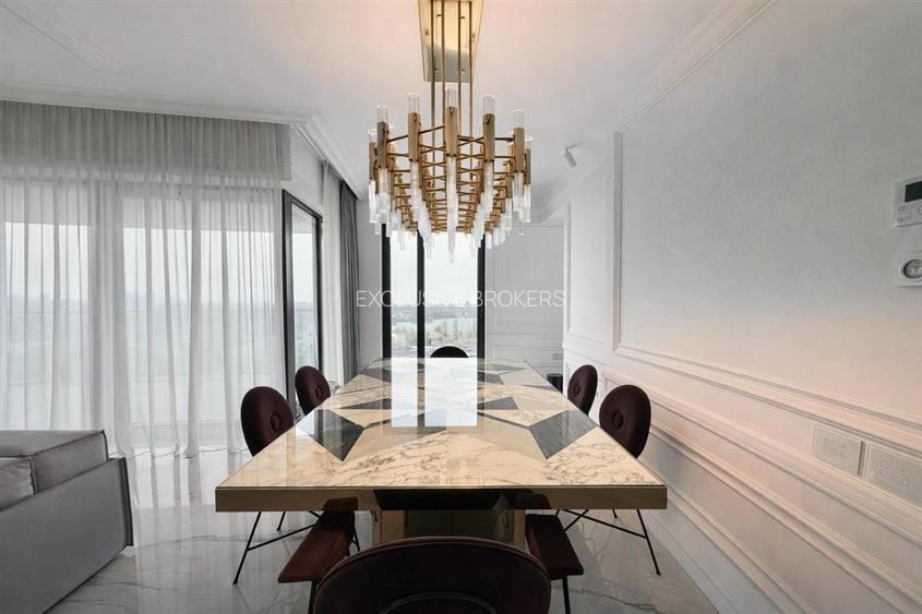 Apartament de exceptie Herastrau  Vedere panoramica Lac  2 parcari - 3