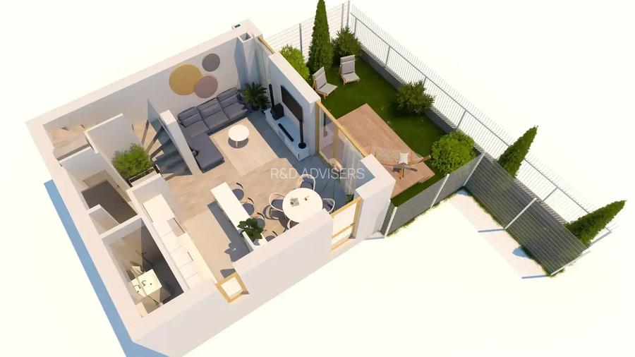 Townhouse 4 Camere Otopeni | Modern | Aproape DN1, Centura, Metrou - 12