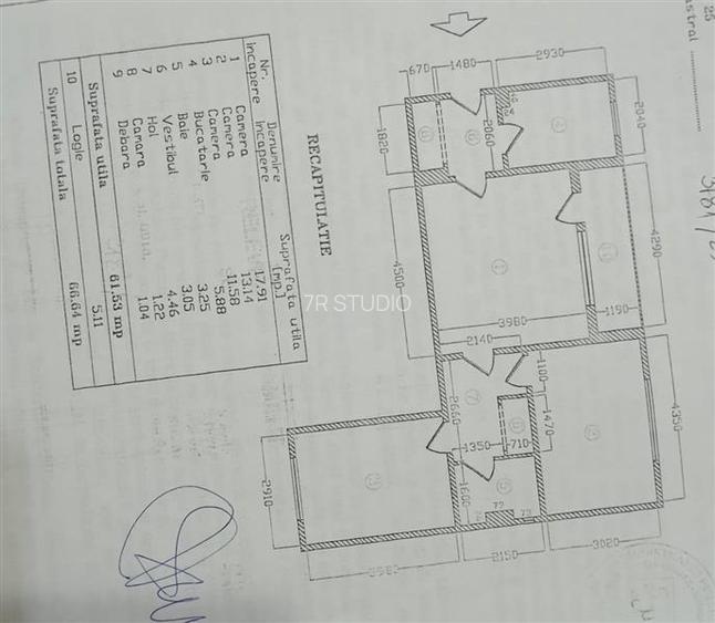 Vanzare apartament 3 camere Ion Berindei - 17