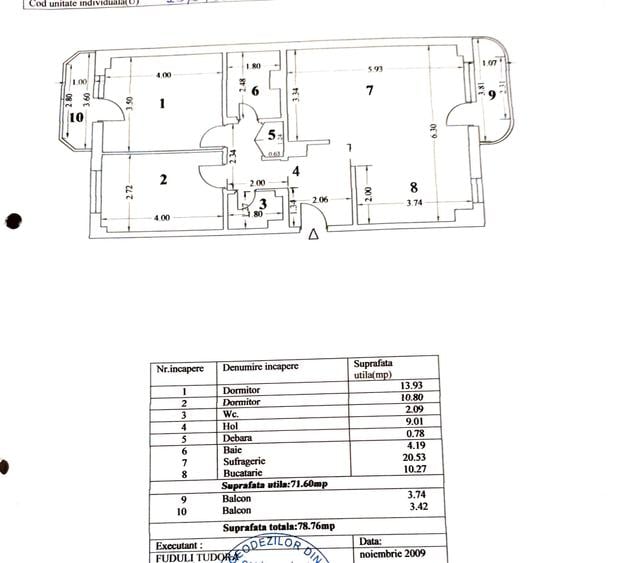 3 Camere 79mp Zona Centru- Bd Ferdinand - 7