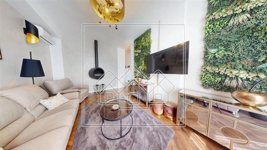Penthouse de vanzare, terasa de 120 mp, mobilat si utilat confort lux