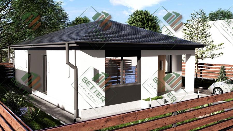 Casă Parter – 3 Camere | Complex Privat | Teren 350 mp | Comuna Berceni