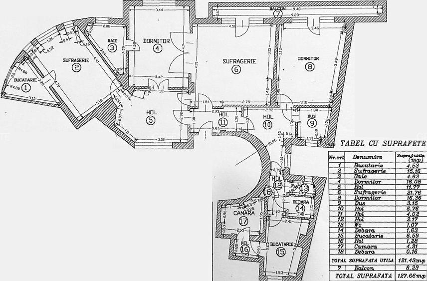 APARTAMENT NOU LUMINOS SI SPATIOS IN IMOBIL SOLID SITUAT LANGA CALEA VICTORIEI - 21