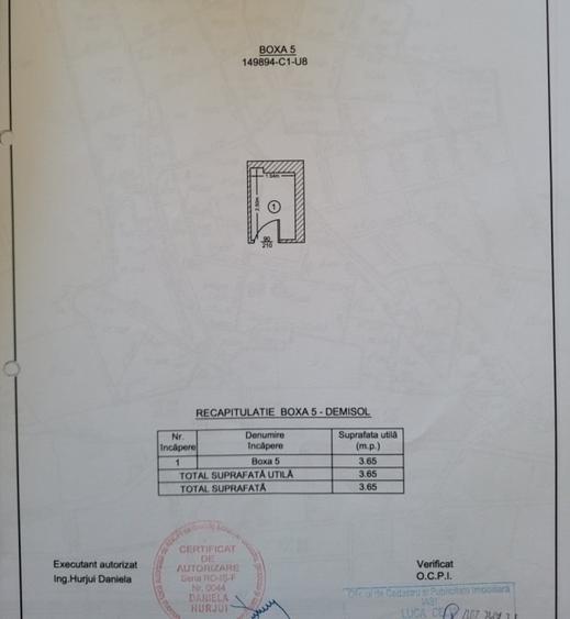 3 camere – 66 mp – Răsărit de Soare Păcurari Alpha Bank / Boxa