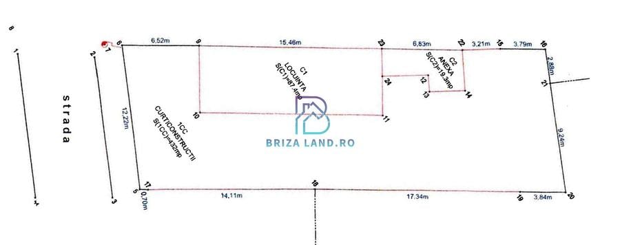 Soseaua Chitilei, Colosseum, casa 3 camere, 87.4mp, teren 432mp - 11