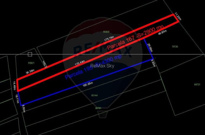 Teren de vânzare – 2.900 mp, Dezmir | Acces la două străzi, Comision 0 - 4