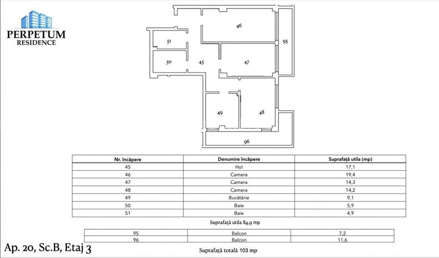 Tomis Nord/Carrefour - Vanzare apartament cu 3 camere, bloc nou. - 2