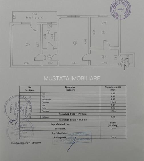 Apartament 2 camere 54mp confort 1, zona Hipodrom, mobilat utilat - 2