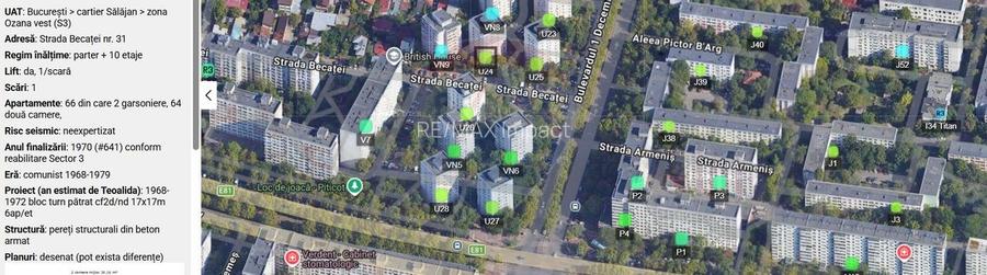 Apartament semidecomandat cu 2 camere de vanzare str Becatei Salajan - 16