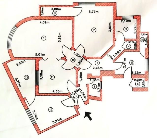 Cismigiu - Berthelot, 5 camere pe 2 nivele, pretabil investitie /birou - 4