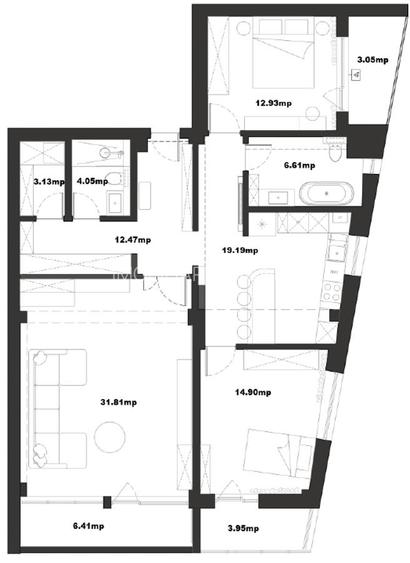 Apartament 3 camere Timpuri noi Bloc 2015 - 15