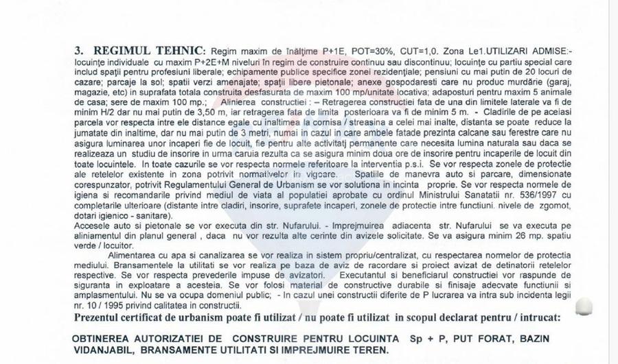 Vanzare teren casa Corbeanca Petresti Parc 414mp certificat urbanism - 7