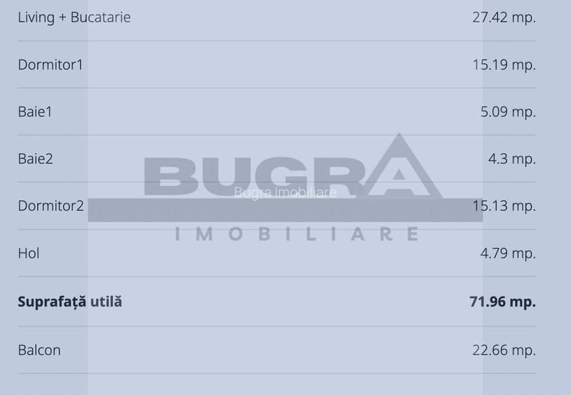 Apartament 3 camere, 72 mp, terasa, garaj, zona C. Coposu - 2