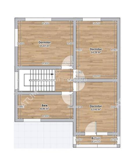 Casa cu 4 camere 2 bai si teren de 230 mp Selimbar - 8