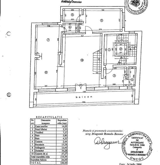 Duplex 200,38 mp utili + 32,51 mp balcoane + 2 locuri parcare + boxa - Dorobanti - 1