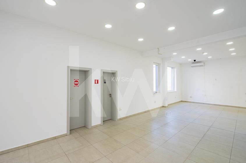 Spatiu comercial finisat 174mp vitrina Dna Stanca ideal showroom clinica - 5