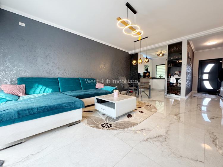 Duplex 3 camere 80mp utili+8mp terasa+anexe, 418mp teren, Mosnita Noua - 2