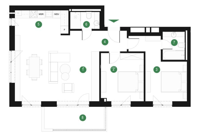 Apartament 3 camere Olga Gudynn - Pădurea Băneasa - American School - 1