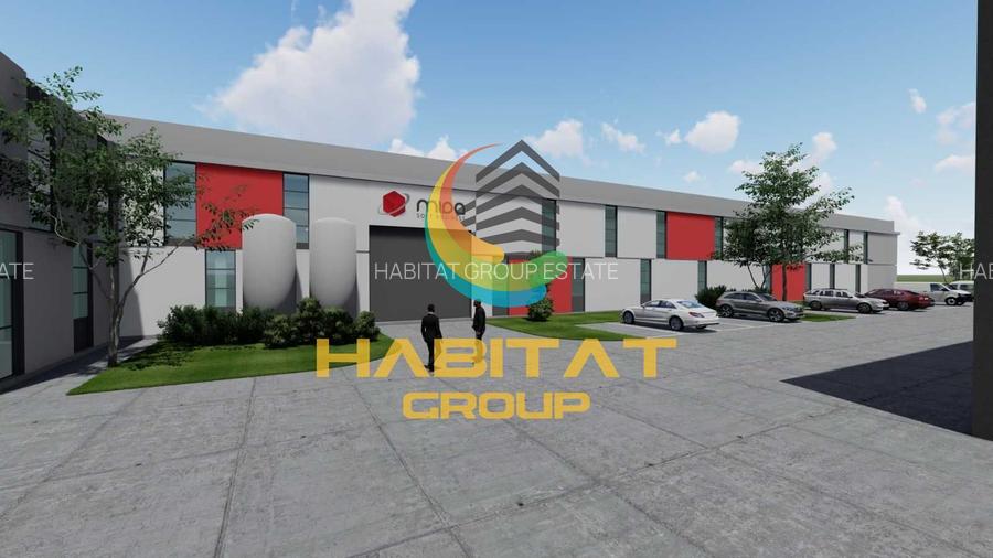 Hală industrială cu poduri rulante și putere 1,8 MW – 2400 mp | Popești-Leordeni - 2