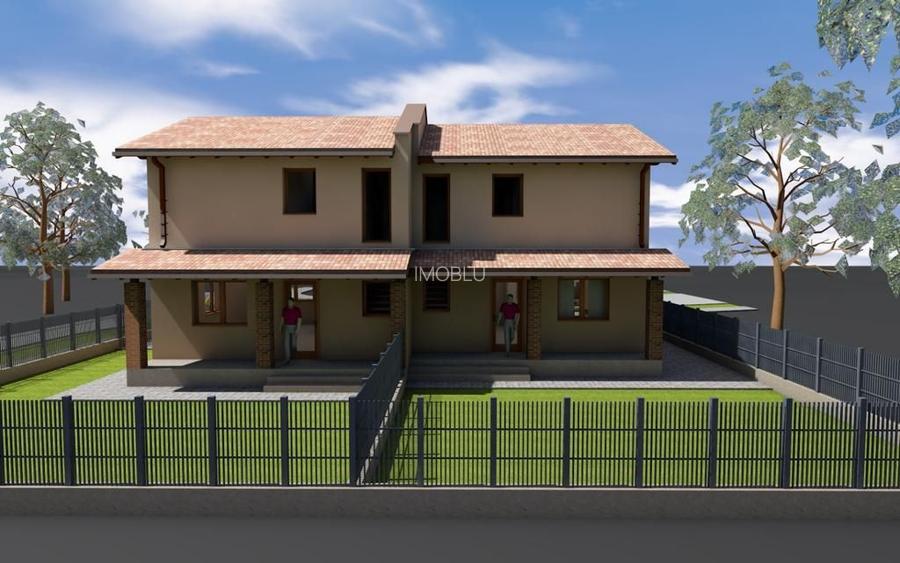 1/2 Duplex, P+1, 3 camere, 74mp SU, 265mp ST, Cartierul Primaverii! - 12