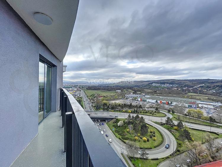 Apartament cu 2 camere, balcon - vedere panoramica, West City Tower - 10