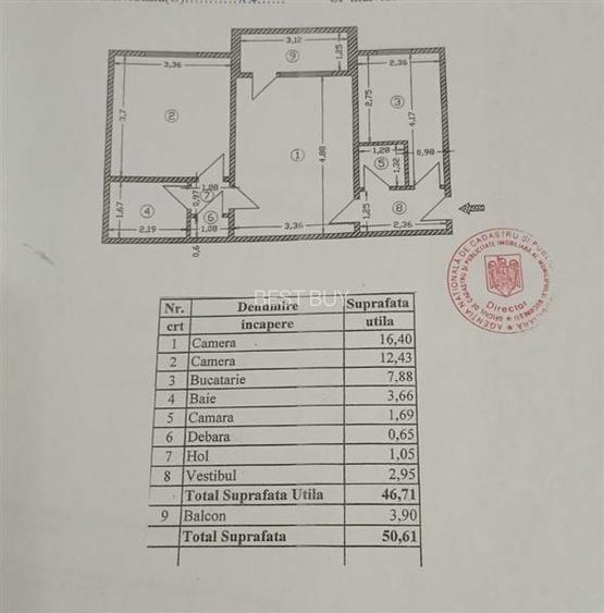 PIATA SUDULUI, EMIL RACOVITA, MOLDOVITA, 51 MP ETAJ 2/4 BLOC 1970 - 10