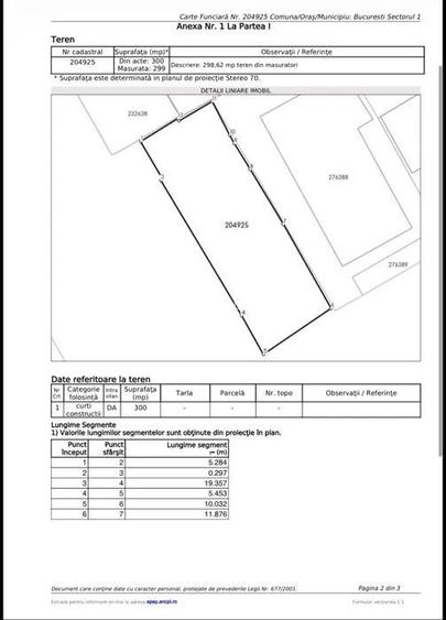 Teren 300 mp. cu autorizatie emisa pentru imobil P+1 /  DAMAROAIA - 5