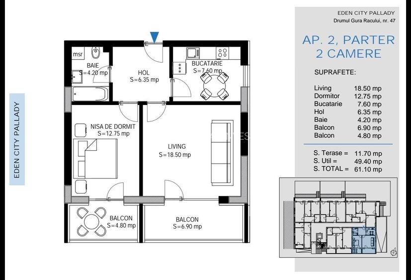 Apartament 2 camere Pallady,Metrou,DISCOUNT 10.000E,Finalizare rapida - 7