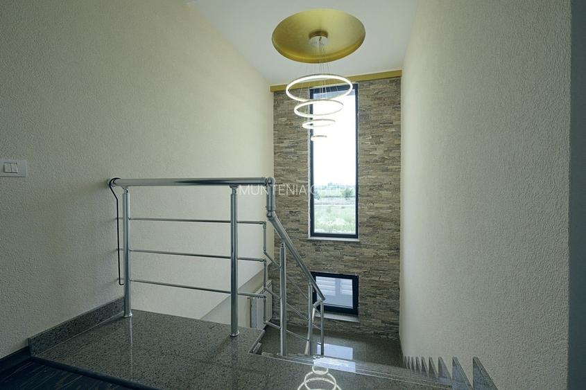 CORBEANCA, langa lac si padure, vila D+P+E exceptionala cu piscina - 23