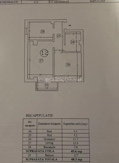APARTAMENT CU 2 CAMERE DECOMANDAT, ETAJ 2, CAPAT CUG - 9