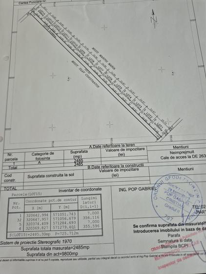 Domnesti-teghes strada Bucegi intersectie Oltenitei
