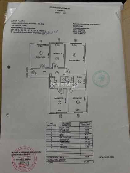 Vand apartament cu 4 camere in E3 - 13