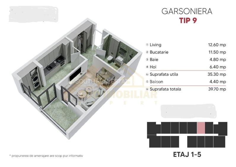 GARSONIERA-39.20 MP-BIRUINTEI - 8