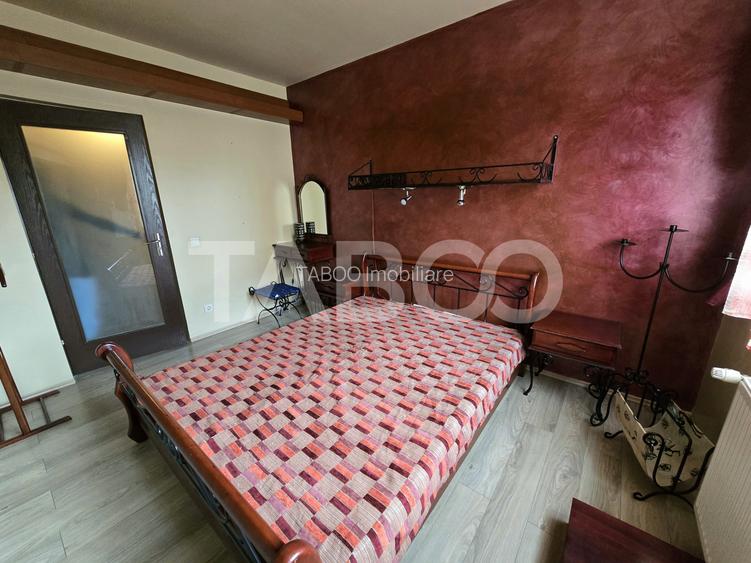 Apartament 2 camere etaj 3 mobilat utilat parcare lift Terezian Sibiu - 9