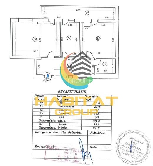 Pallady 2 camere 71 mp LUX + piscina vis-a-vis Parc Teilor - 2