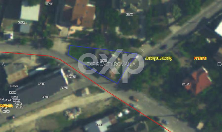 Teren intravilan 573 mp Trivale - Pitesti, str. Campului 10 - 5