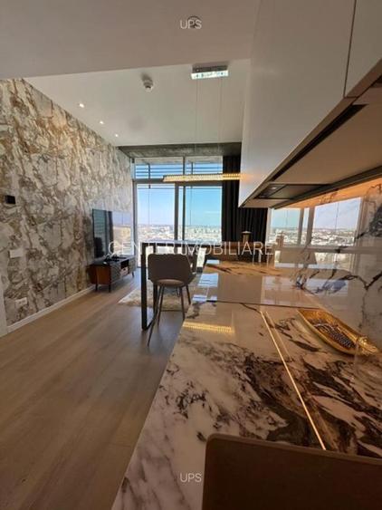 UP-site, Floreasca, 2 camere lux, vedere superba, garaj, etaj 18, mobilat Rovere - 2
