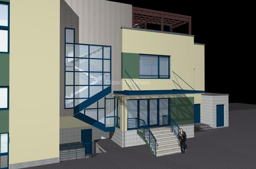 Vanzare cladire 505 mp, comercial si birouri, 779 mp teren, 2 fronturi, zona RrM - 8