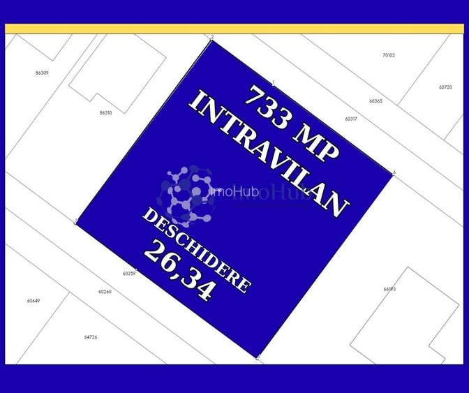 Teren/ 733 MP/ INTRAVILAN/ Miroslava/ Horpaz/ Str. Arinului - 2