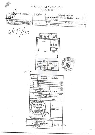 Garsoniera spațioasă 32 mp utili (Ramnicu Sărat, metrou Dristor) - 39