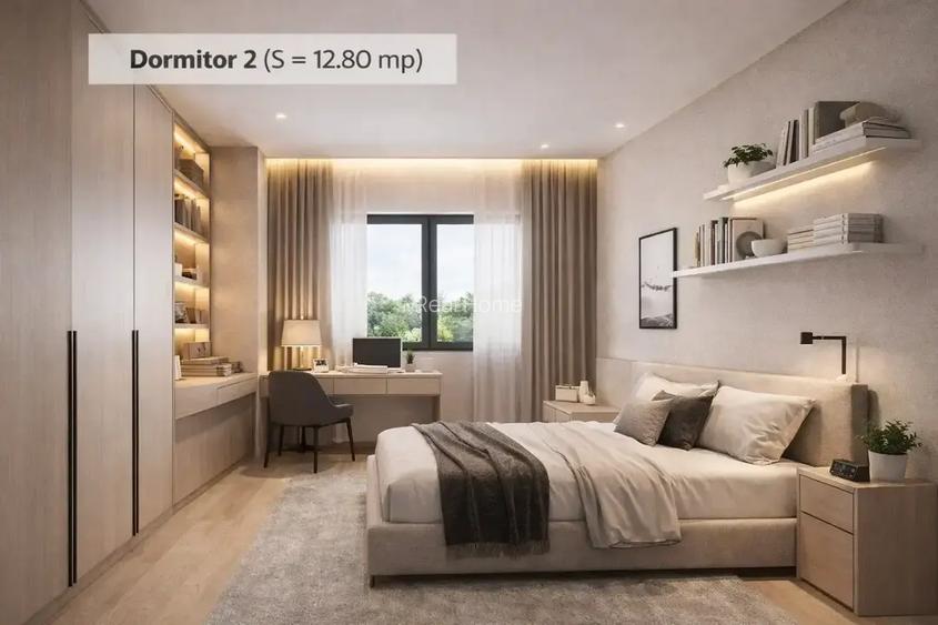 3 camere NOU 77,2 mp + balcon 12,9 mp 8 min Metrou Nicolae Teclu - 7