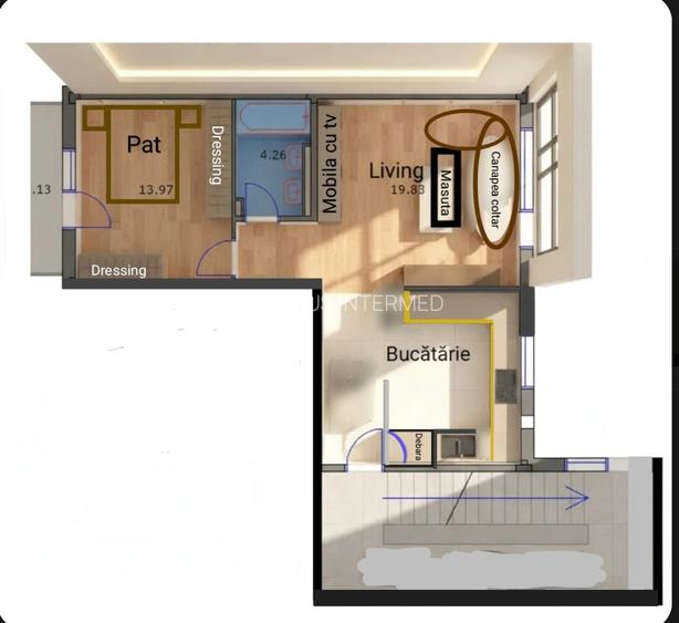 Inchiriere Apartament Faleza Nord termen lung - 2