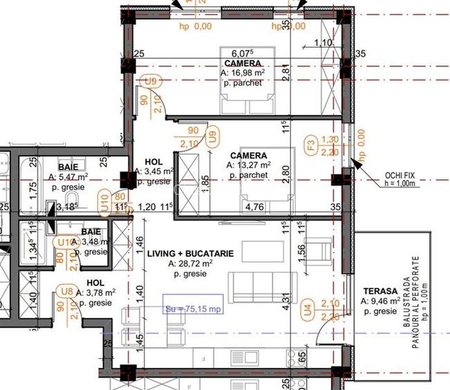Vanzare apartament 3 camere bloc nou Finisat 4 km de Auchan Iris, Cluj-Napoca - 2