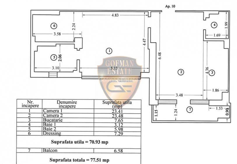 2 camere Lux, Mamaia Nord, vila Sophia 2, vedere la mare, lift piscina, 92 mp - 13