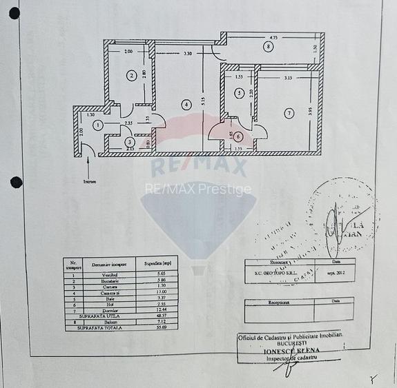 2 camere Jiului 56mp | Metrou | Gata de mutat | Bloc reabilitat - 1
