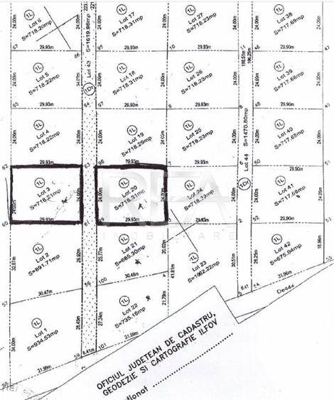 Teren Livezilor | Planul 2 | Zona linistita | 2 loturi - 2