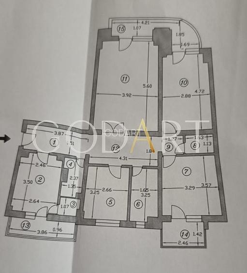 Apartament 4 camere | Bloc 1990 | 3 balcoane | Vedere panoramica - 1