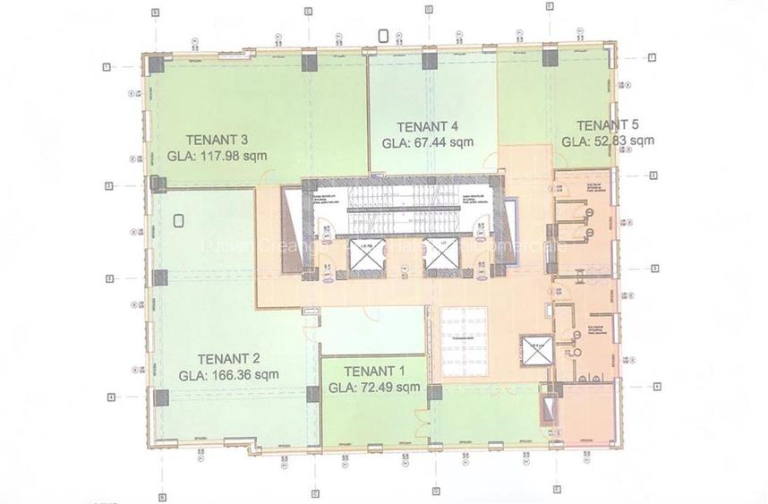 Spatiu birou premium, 484mp, centru, zona Palas - 9